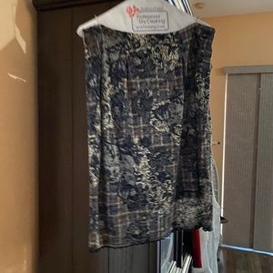 Brocade bohemian style skirt